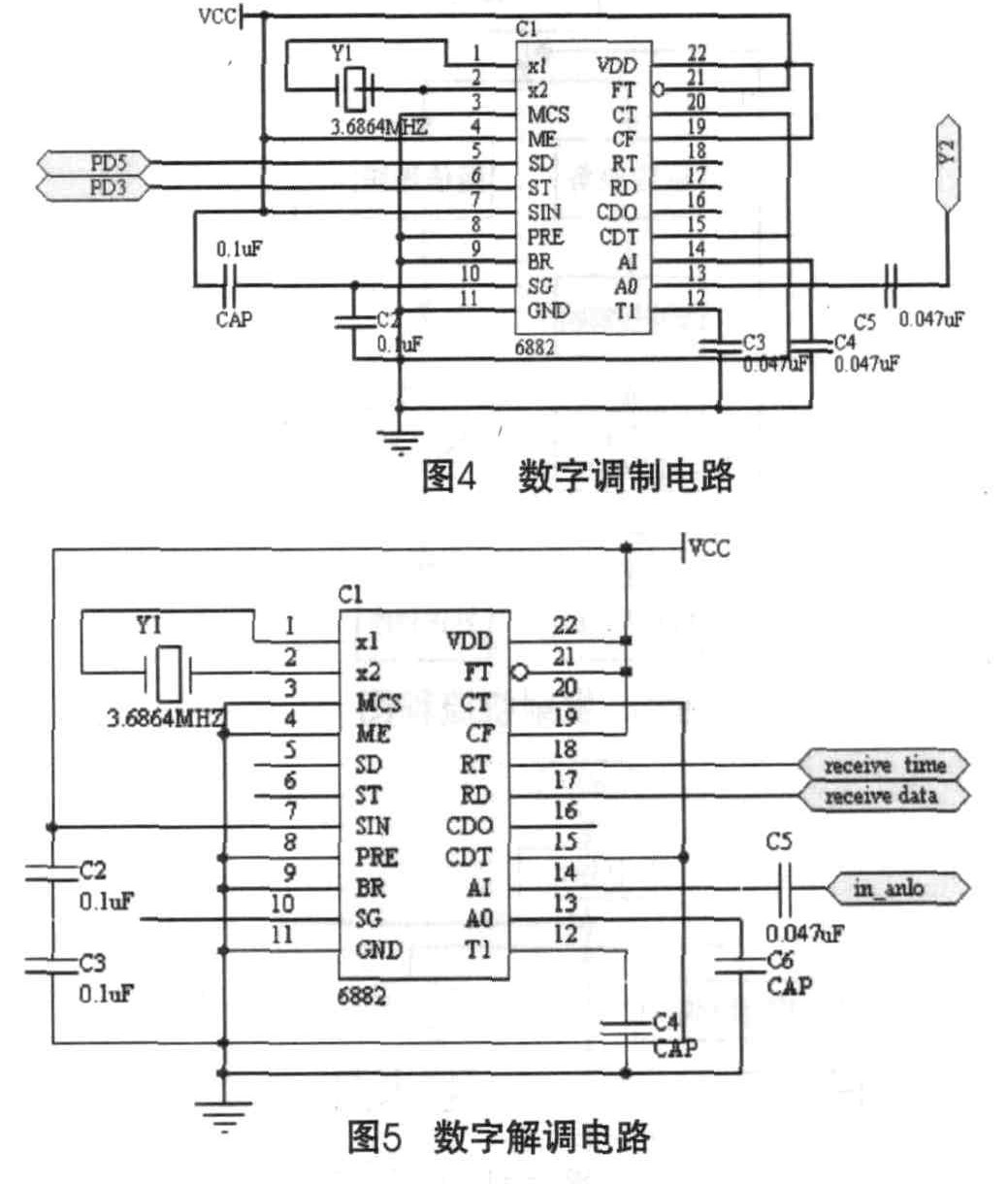 MSM6882的應用接線圖和原理圖