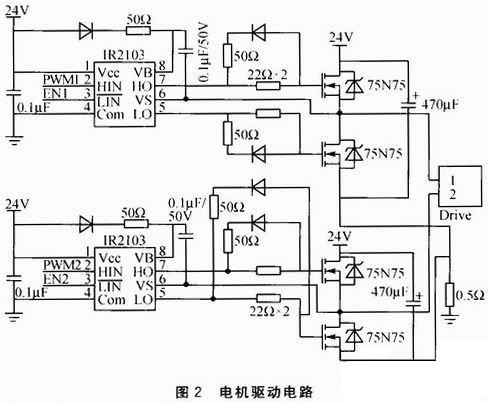 基于STM32F107的搬運機器人電機控制電路設計