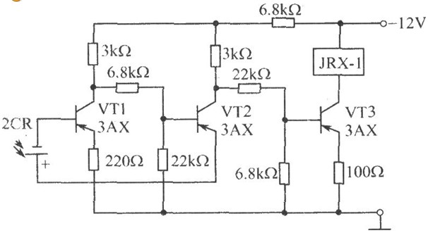 由硅光電池構(gòu)成的光控開關(guān)電路